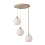 Cosmo lampa wisząca 3xE14 mokka/biały 1790/3PREM
