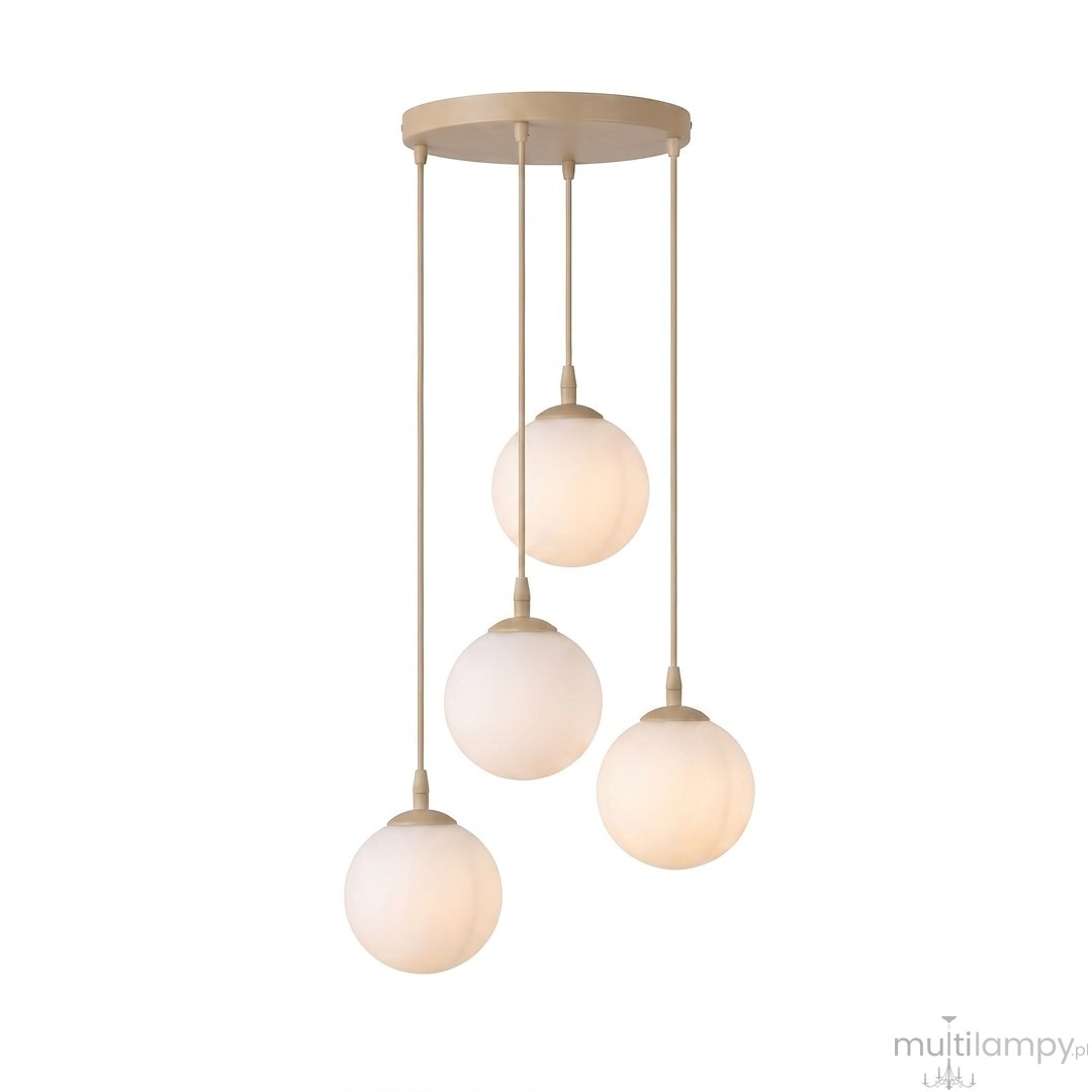 Cosmo lampa wisząca 4xE14 mokka/biały 1790/4PREM