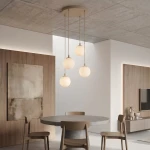 Cosmo lampa wisząca 4xE14 mokka/biały 1790/4PREM