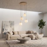 Cosmo lampa wisząca 4xE14 mokka/biały 1790/4PREM