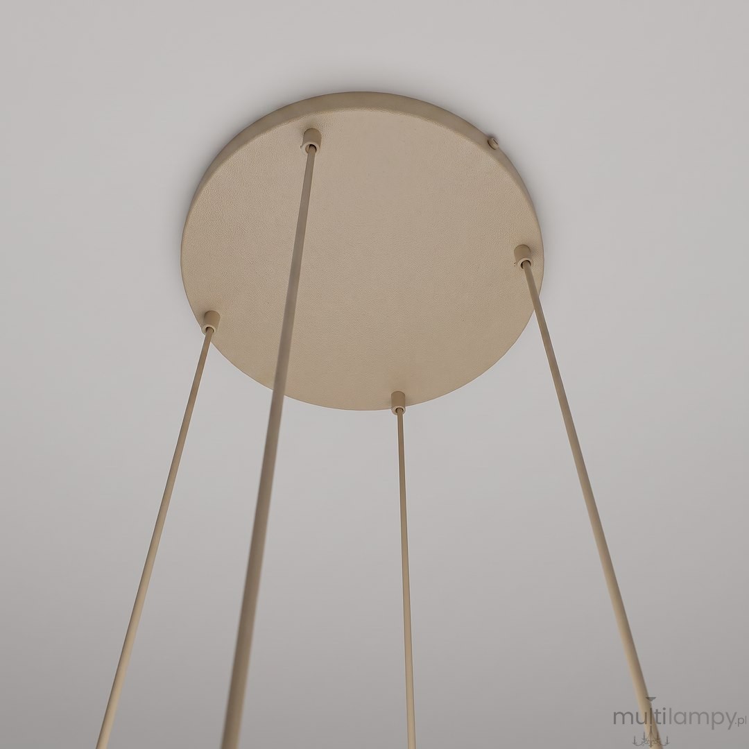 Cosmo lampa wisząca 4xE14 mokka/bursztynowy 1791/4PREM