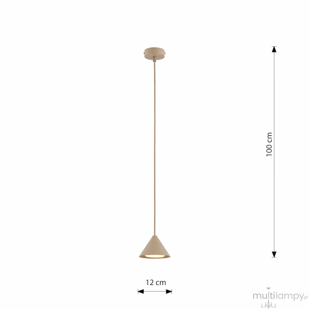 Elit lampa wisząca 1xGX53 mokka 1812/1