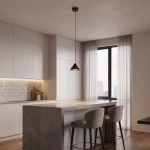 Elit lampa wisząca 1xGX53 burgund 1813/1