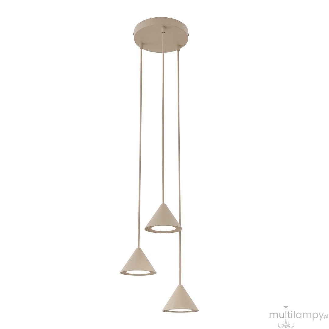 Elit lampa wisząca 3xGX53 mokka 1812/3PREM