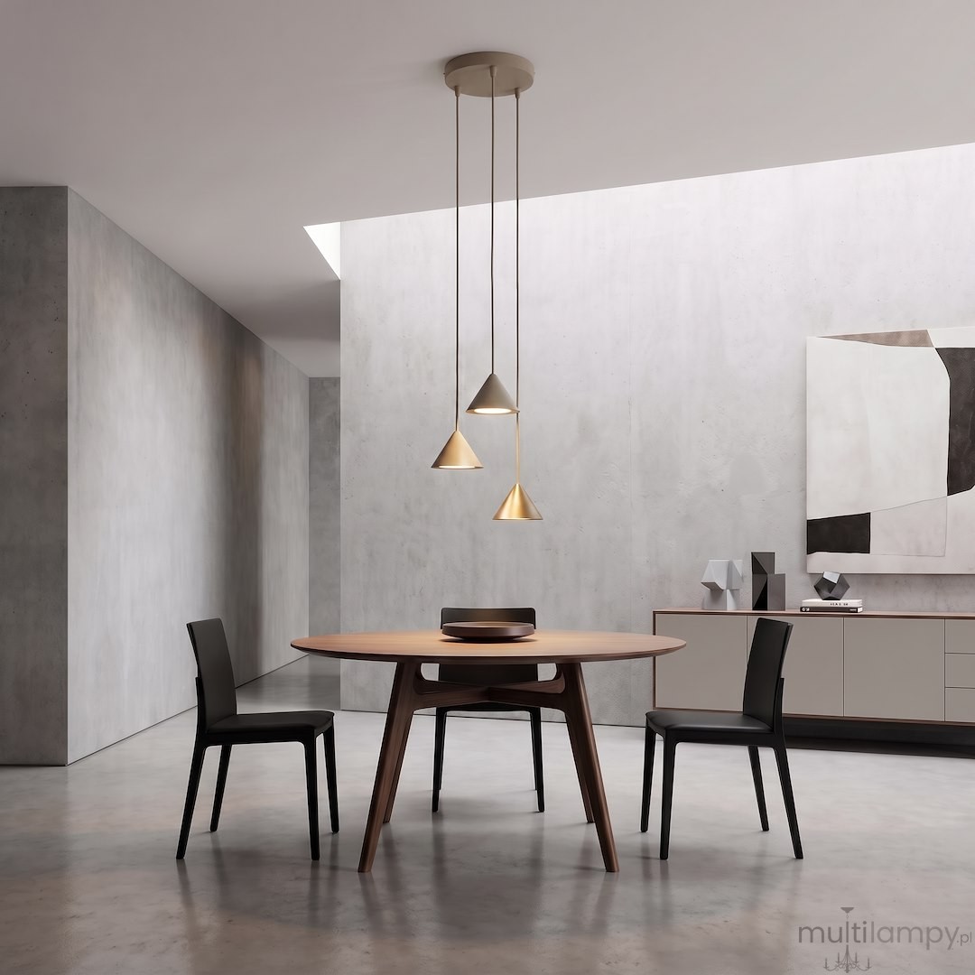 Elit lampa wisząca 3xGX53 mokka 1812/3PREM
