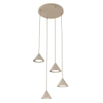 Elit lampa wisząca 4xGX53 mokka 1812/4PREM