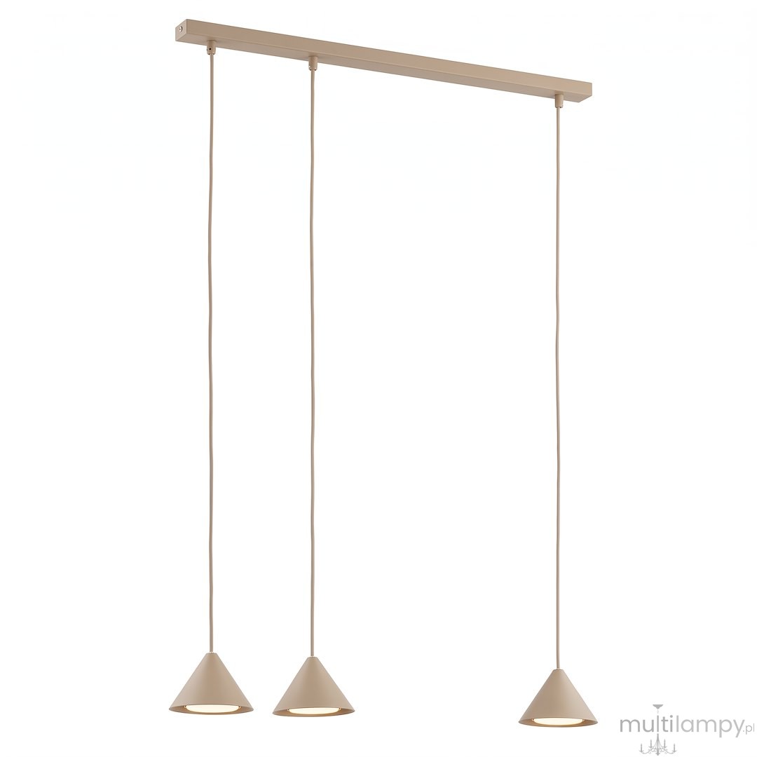 Elit lampa wisząca 3xGX53 mokka 1812/3