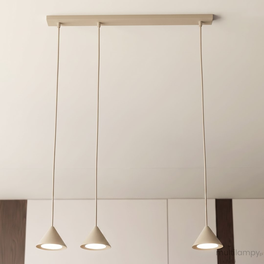 Elit lampa wisząca 3xGX53 mokka 1812/3