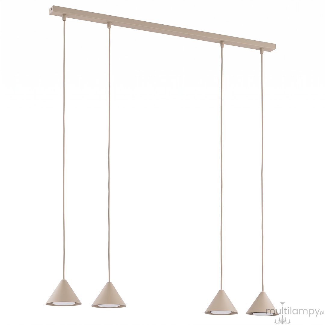 Elit lampa wisząca 4xGX53 mokka 1812/4