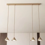 Elit lampa wisząca 4xGX53 mokka 1812/4