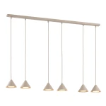 Elit lampa wisząca 6xGX53 mokka 1812/6