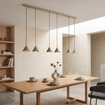 Elit lampa wisząca 6xGX53 mokka 1812/6