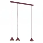 Elit lampa wisząca 3xGX53 burgund 1813/3