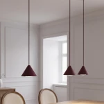 Elit lampa wisząca 3xGX53 burgund 1813/3