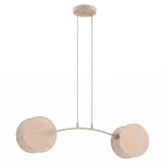 Motif lampa wisząca 2xE14 mokka/naturalna 1811/2
