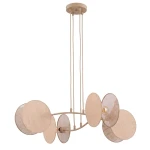Motif lampa wisząca 4xE14 mokka/naturalna 1811/4