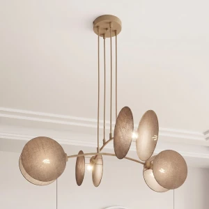 Motif lampa wisząca 4xE14 mokka/naturalna 1811/4