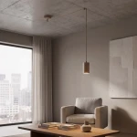 Traker lampa wisząca 1xGU10 mokka 1821/1