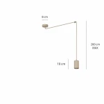 Traker lampa wisząca 1xGU10 mokka 1821/1