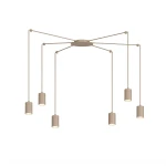 Traker lampa wisząca 6xGU10 mokka 1821/6