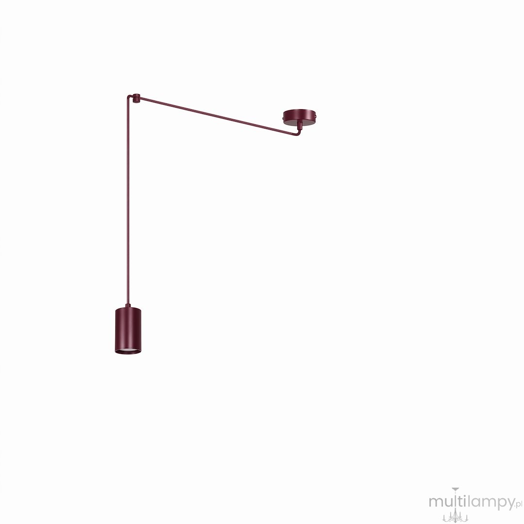 Traker lampa wisząca 1xGU10 burgund 1822/1