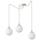Gigi lampa wisząca 3xE14 mokka/biały 1823/3