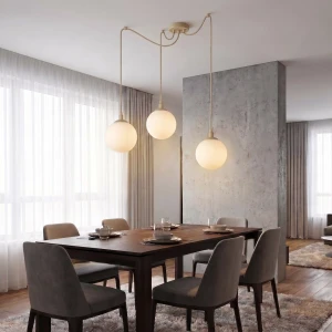 Gigi lampa wisząca 3xE14 mokka/biały 1823/3