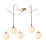 Gigi lampa wisząca 5xE14 mokka/biały 1823/5