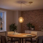 Level lampa wisząca 1xE27 mokka/bursztynowy 1820/1
