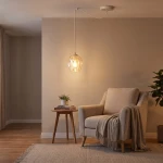 Level lampa wisząca 1xE27 mokka/bursztynowy 1820/1