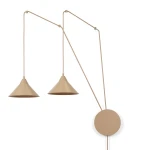 Abramo lampa wisząca 2xE27 mokka 1786/2
