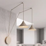 Abramo lampa wisząca 2xE27 mokka 1786/2