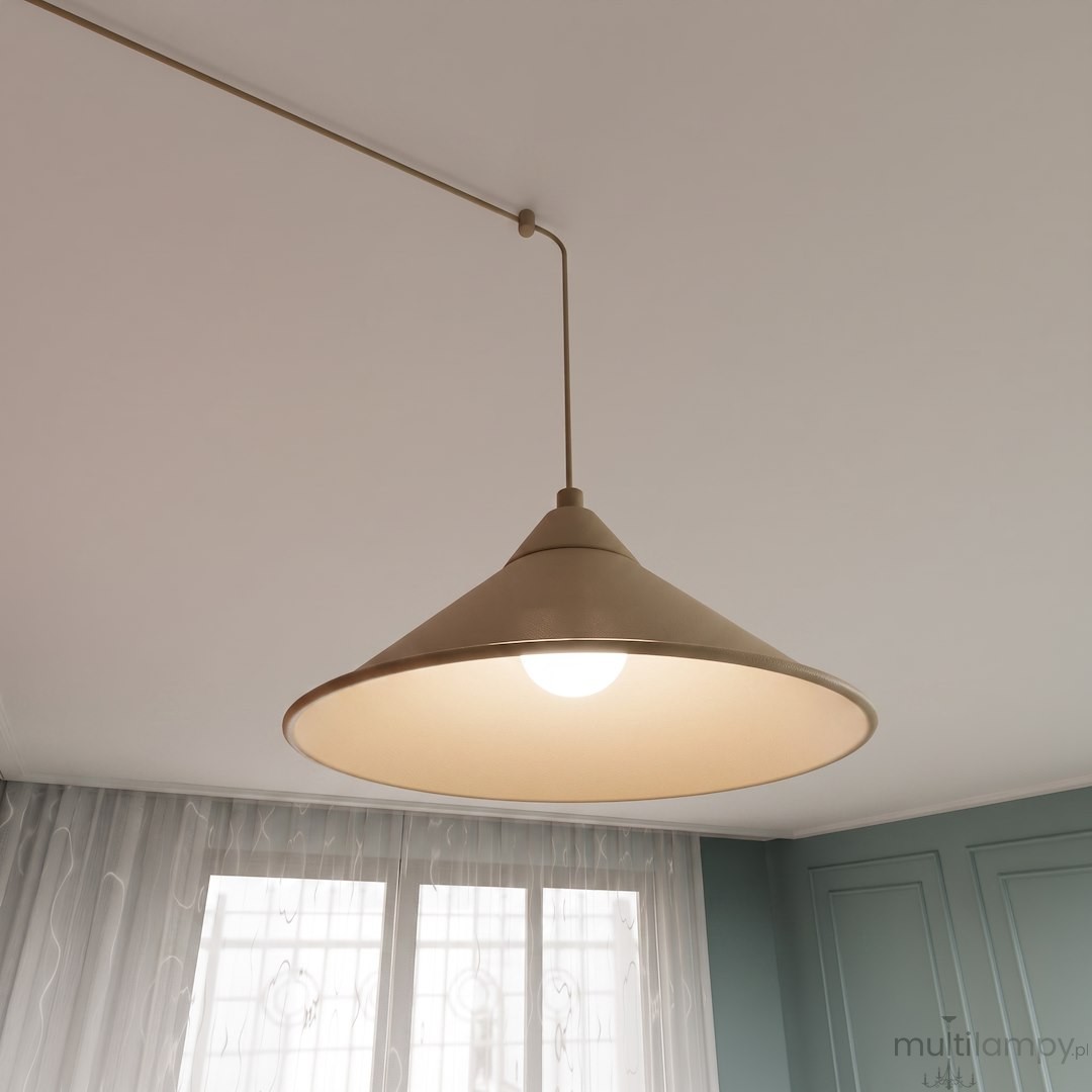 Abramo lampa wisząca 2xE27 mokka 1786/2