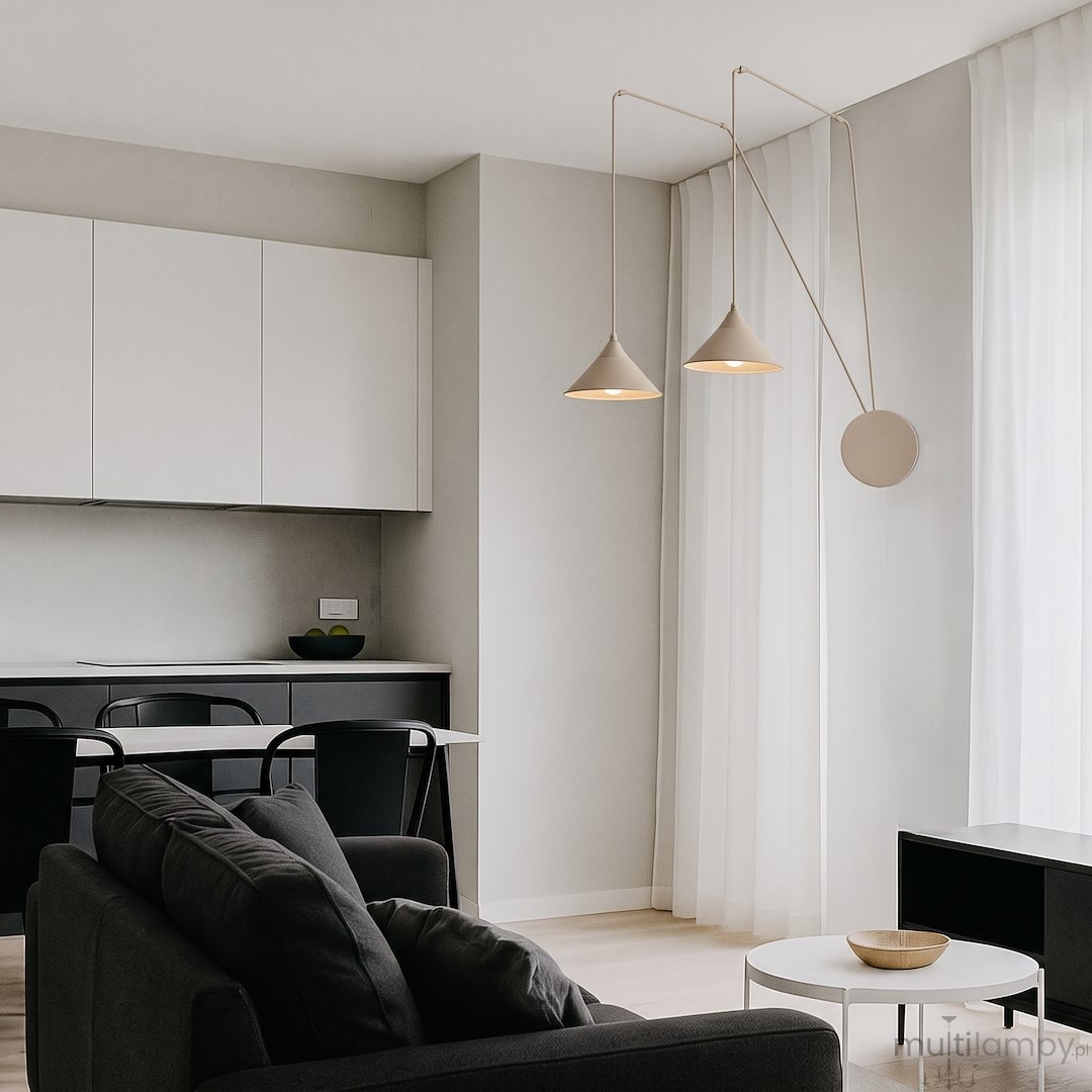 Abramo lampa wisząca 2xE27 mokka 1786/2