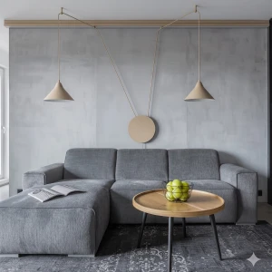 Abramo lampa wisząca 2xE27 mokka 1786/2