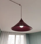 Abramo lampa wisząca 2xE27 burgund 1787/2