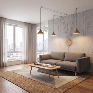 Abramo lampa wisząca 3xE27 mokka 1786/3