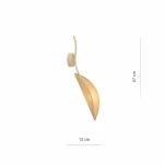 Lotus kinkiet 1xE14 mokka/rattan 1792/K1