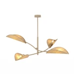 Lotus lampa sufitowa 4xE14 mokka/rattan 1792/4