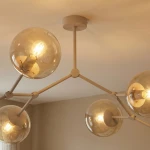 Space lampa sufitowa 4xE14 mokka/bursztynowy 1702/4
