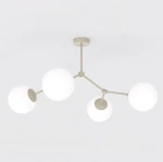 Space lampa sufitowa 4xE14 mokka/biały 1703/4