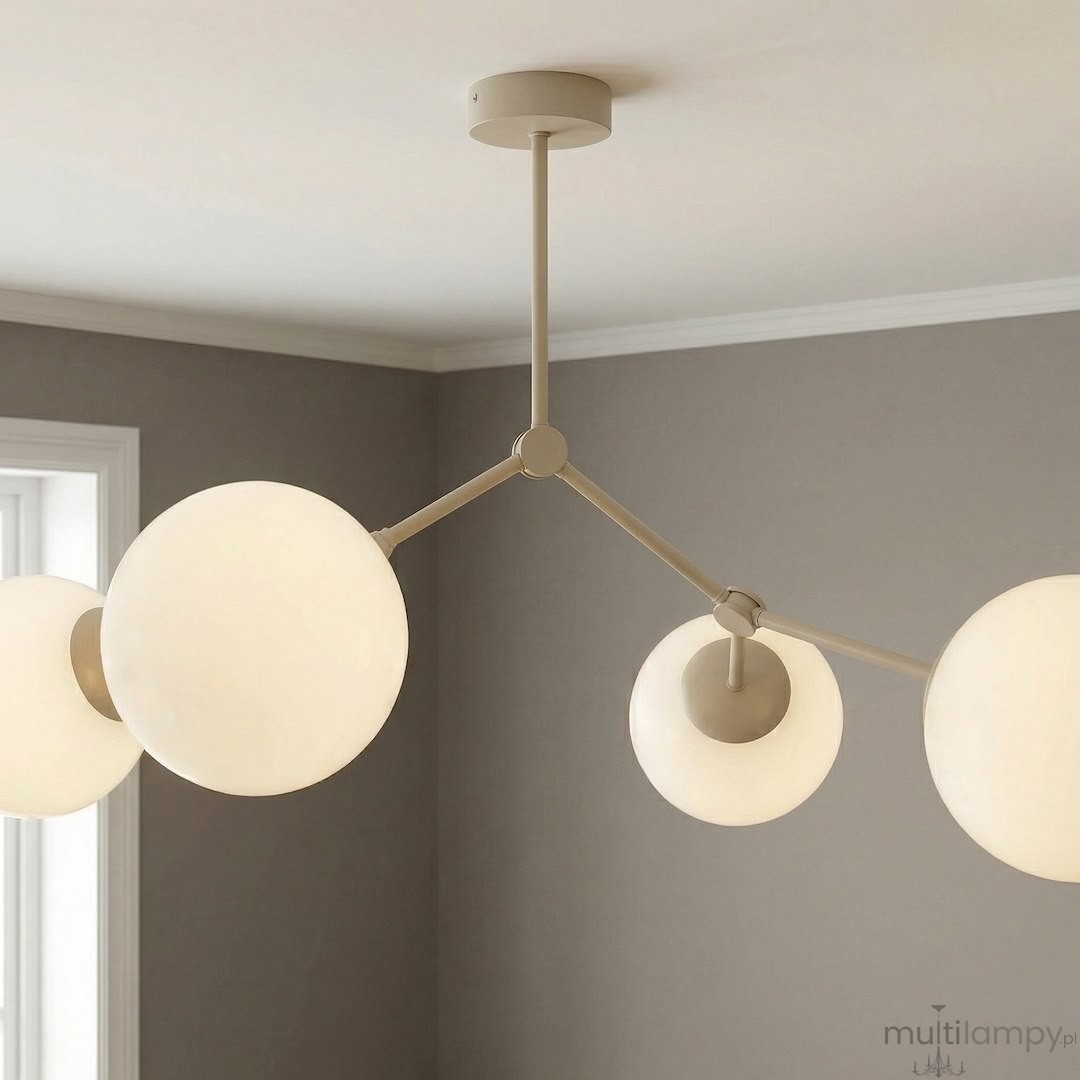 Space lampa sufitowa 4xE14 mokka/biały 1703/4