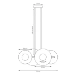 Umbra lampa wisząca 4xG9 biała 1727/4