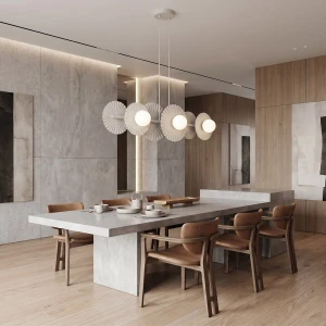 Umbra lampa wisząca 6xG9 biała 1727/6