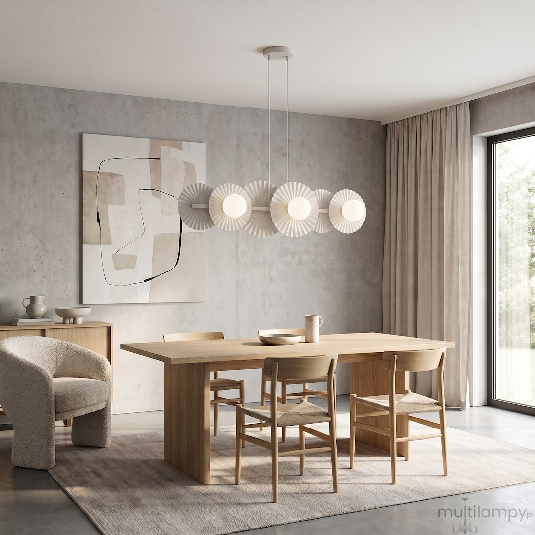 Umbra lampa wisząca 6xG9 biała 1727/6