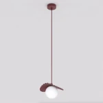 Flora lampa wisząca 1xG9 burgund 1761/1