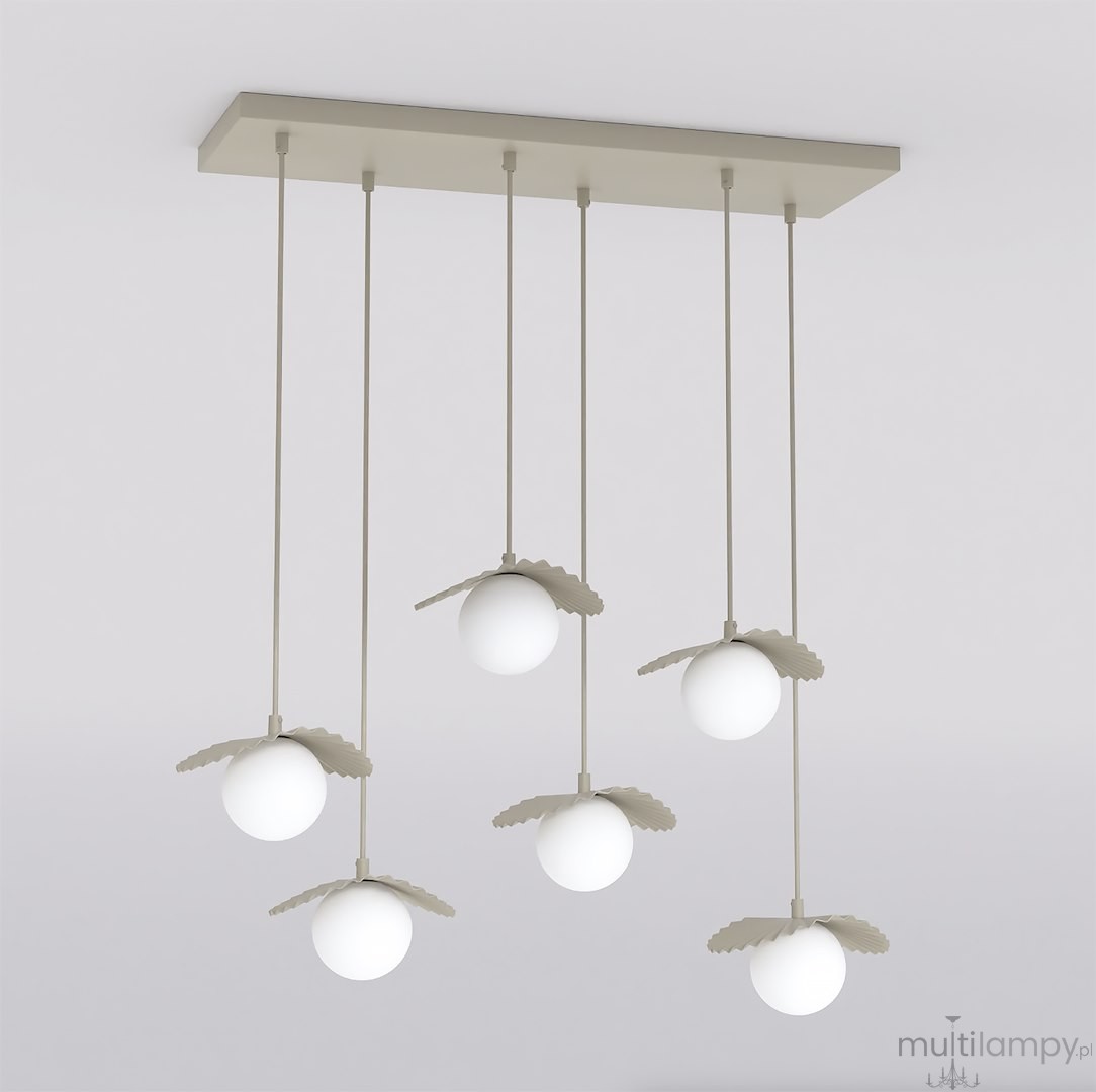 Flora lampa wisząca 6xG9 mokka 1760/6