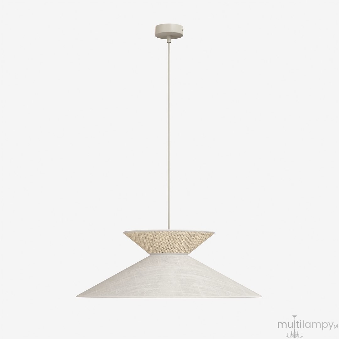 Softa lampa wisząca 1xE27 mokka/rattan 1771/1