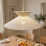 Softa lampa wisząca 1xE27 mokka/rattan 1771/1