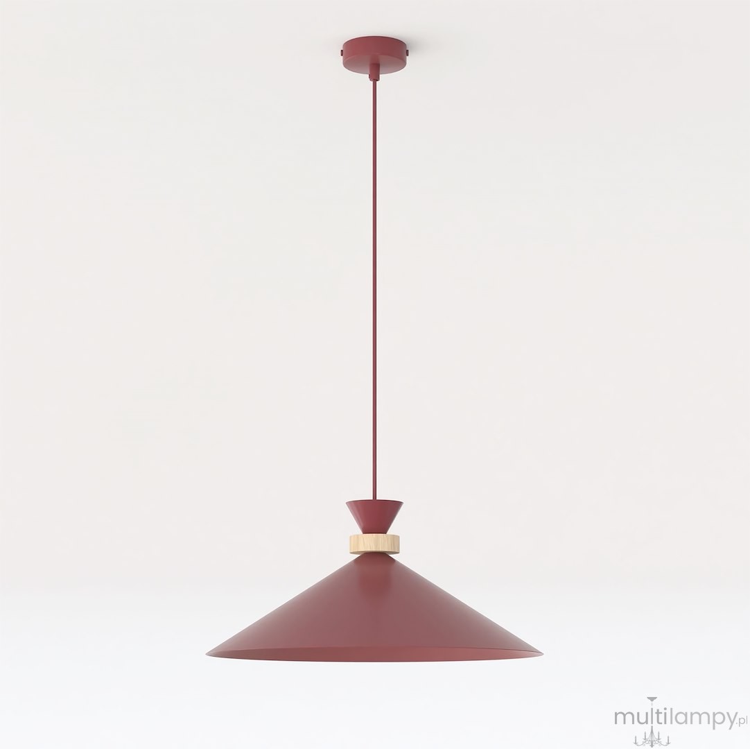 Olivo D40 lampa wisząca 1xGX53 burgund 1751/1M